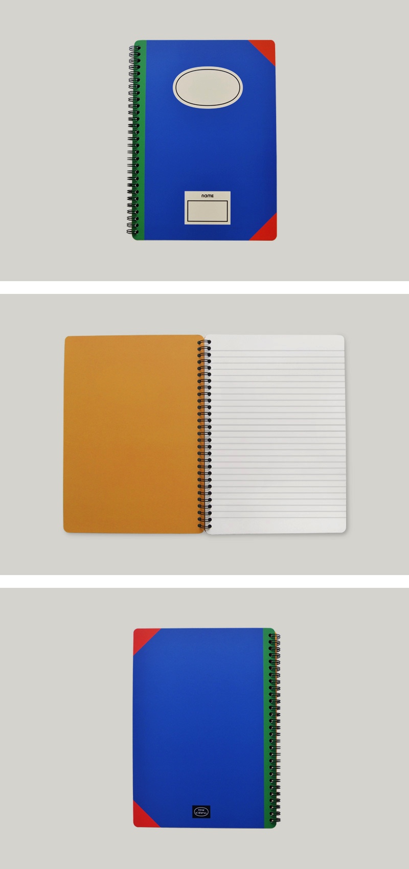 SPRING NOTEBOOK - 라인 (BLUE) 상세 이미지 3