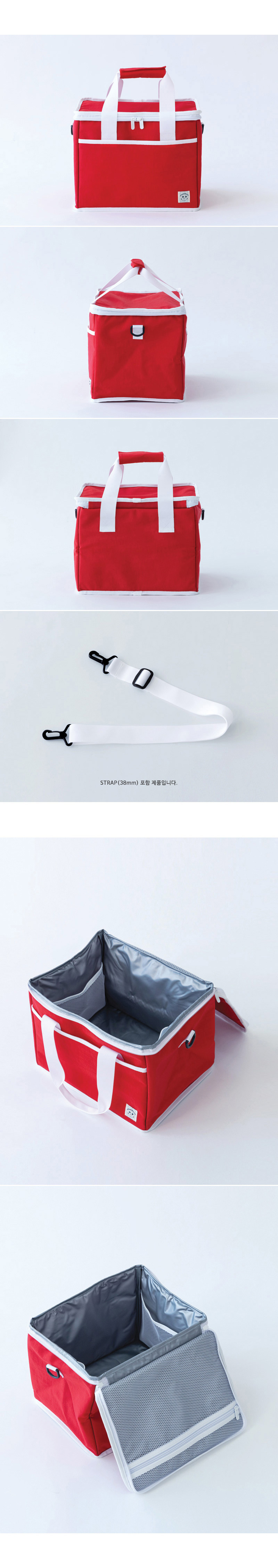 PICNIC BAG (RED) 상세 이미지 5