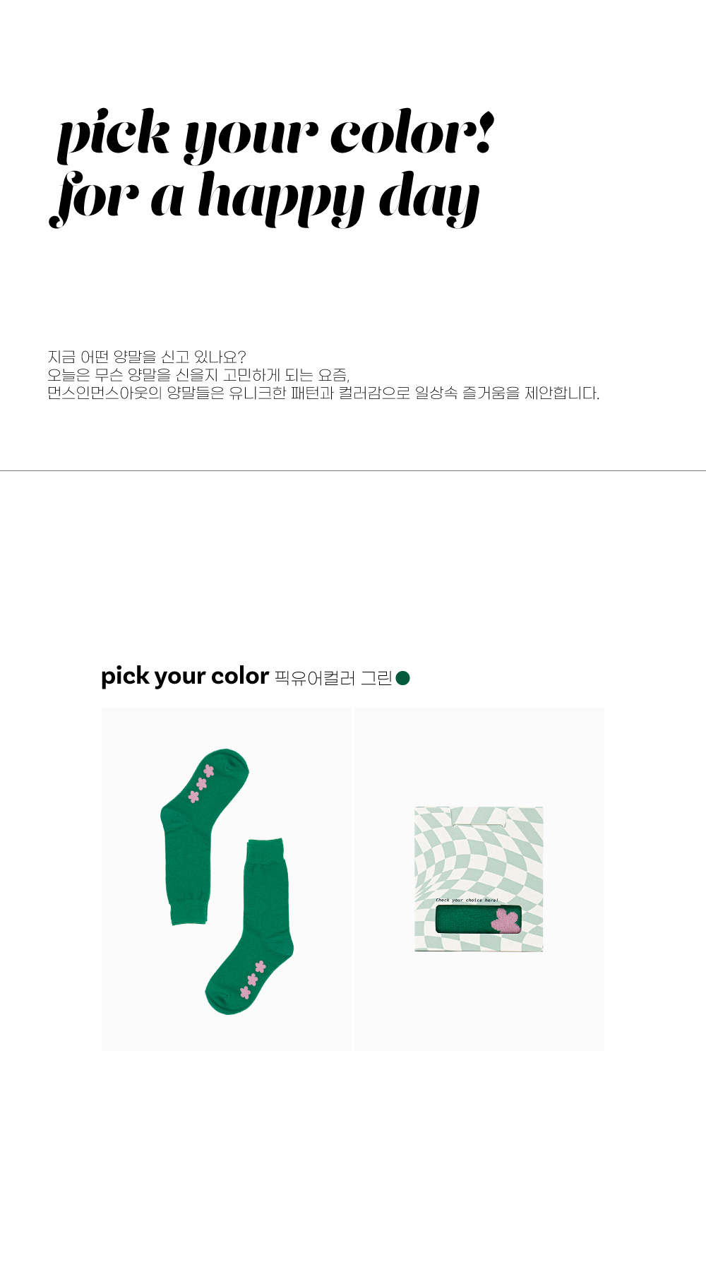픽유어컬러 그린 상세 이미지 2