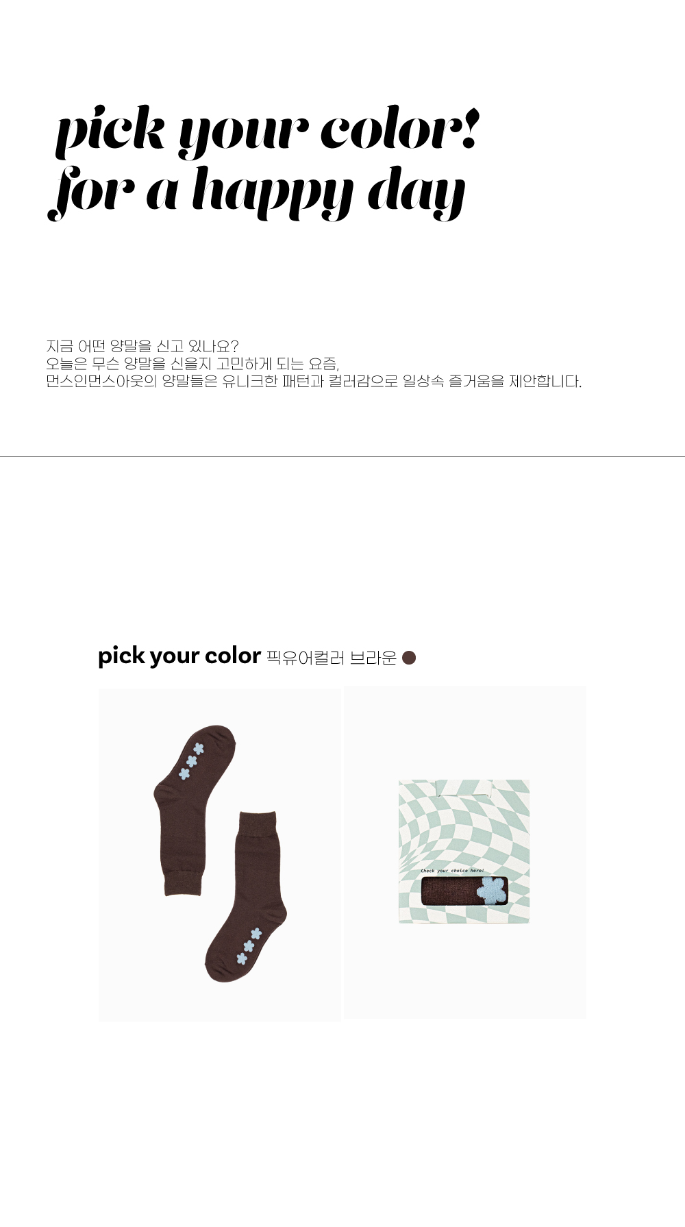 픽유어컬러 브라운 상세 이미지 2