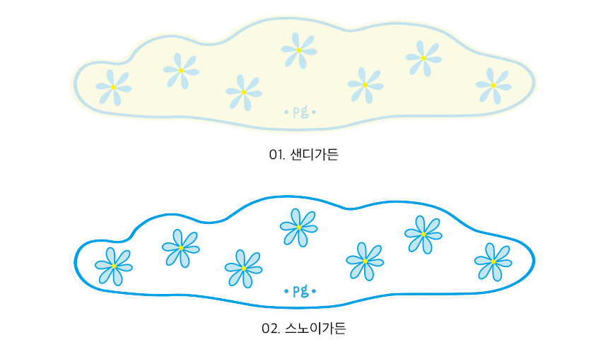 페이퍼가든 자체제작 플라우드 터프팅 러그 주방매트 샌디가든 상세 이미지 2