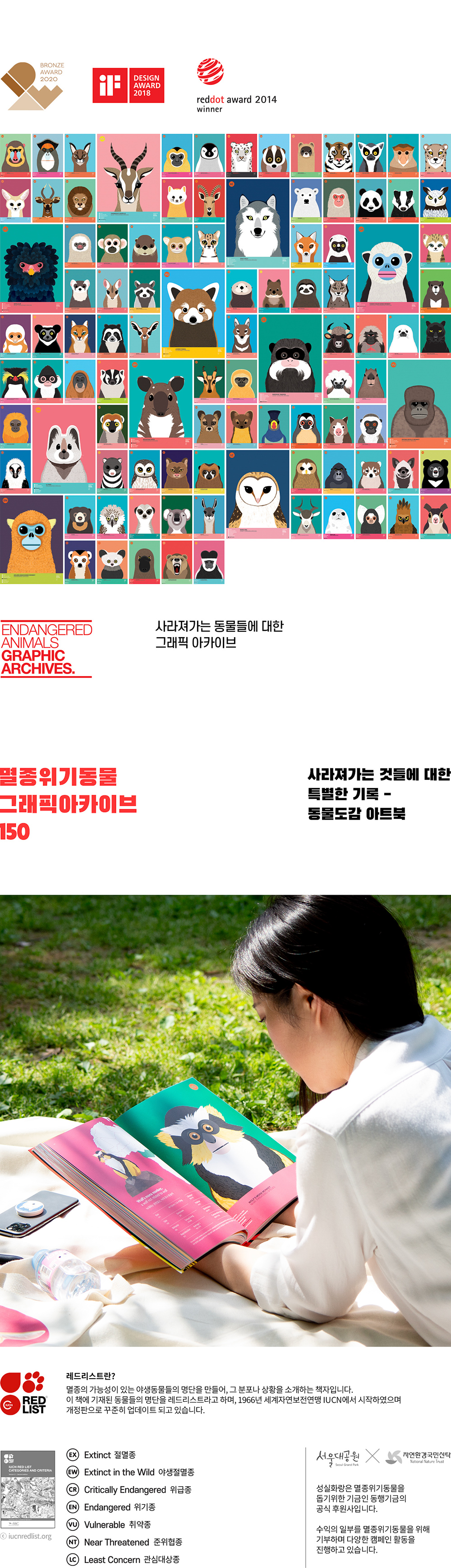 멸종위기동물 그래픽아카이브 150 상세 이미지 1
