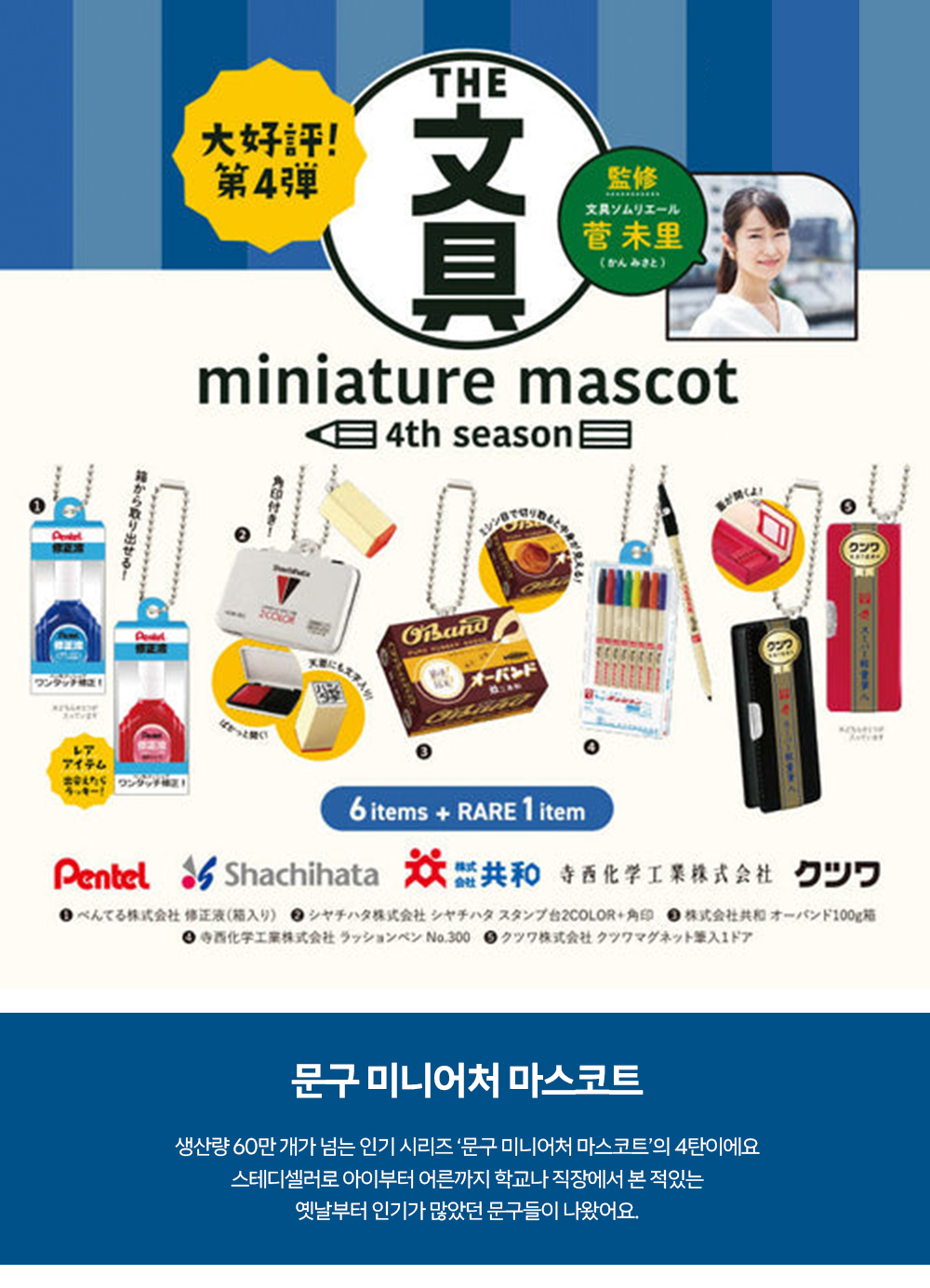 켄엘레펀트 문구 마스코트 미니어처 피규어 상세 이미지 1