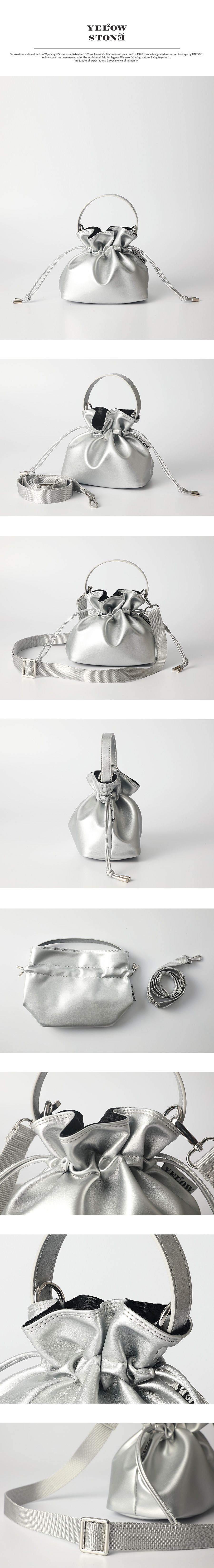 Small lucky  bag - Silver 상세 이미지 1
