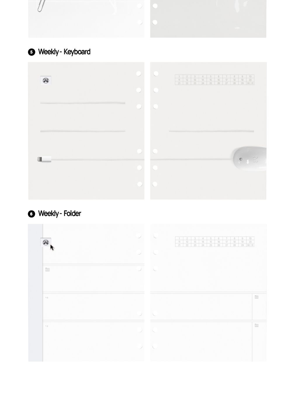 [Duitproject] Design monthly paper Set 상세 이미지 3