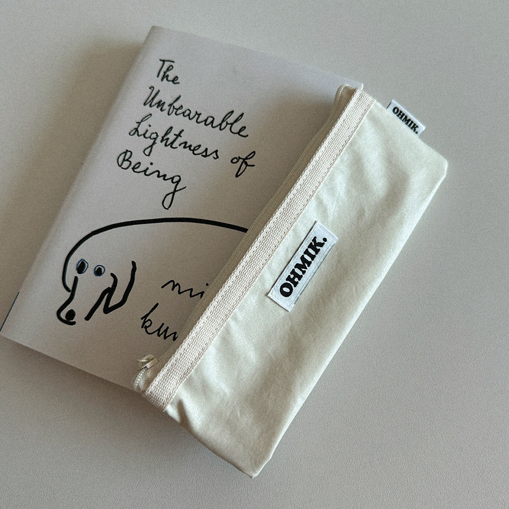 Pencil Pouch - Pearl White 펄화이트 상세 이미지 2