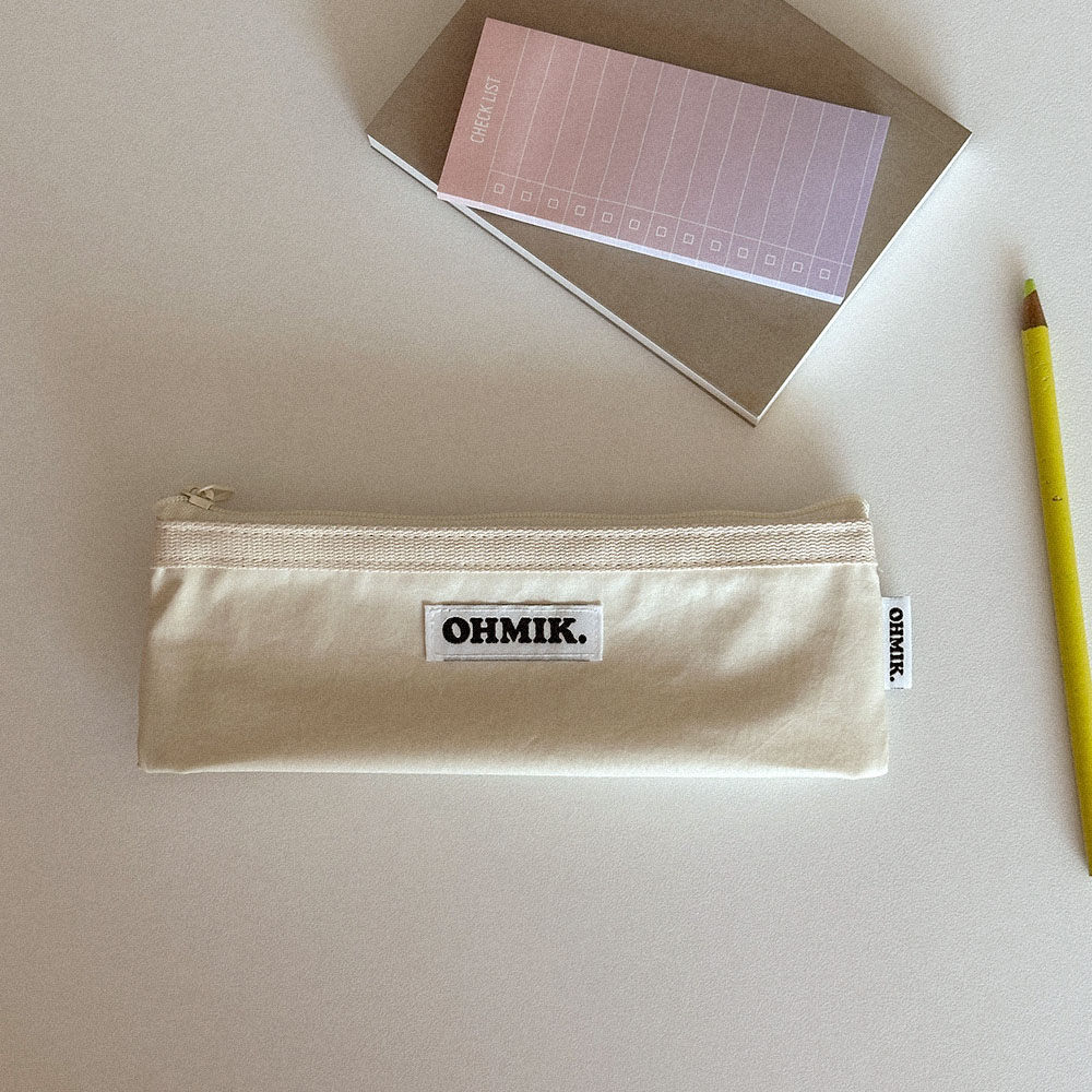 Pencil Pouch - Pearl White 펄화이트 상세 이미지 3