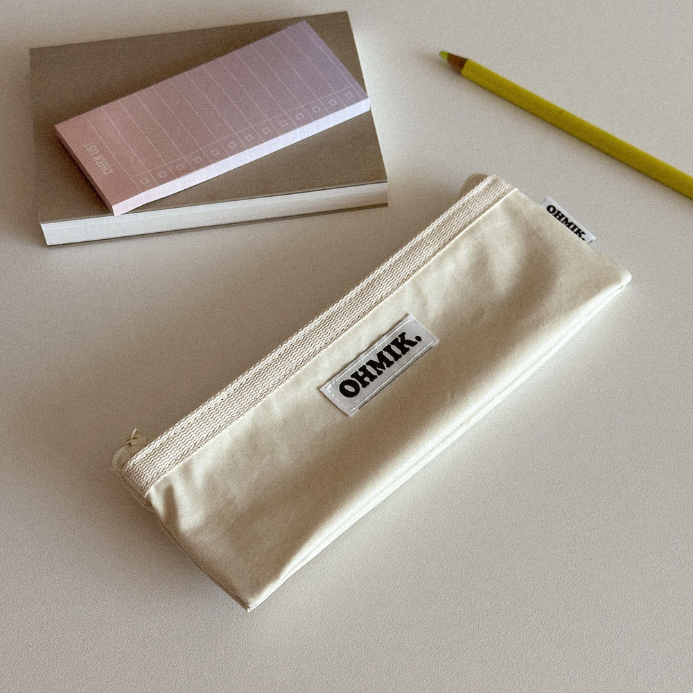 Pencil Pouch - Pearl White 펄화이트 상세 이미지 4