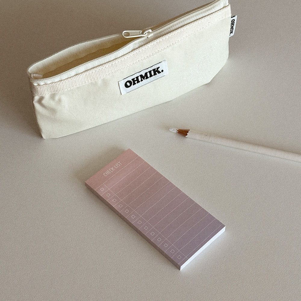 Pencil Pouch - Pearl White 펄화이트 상세 이미지 5