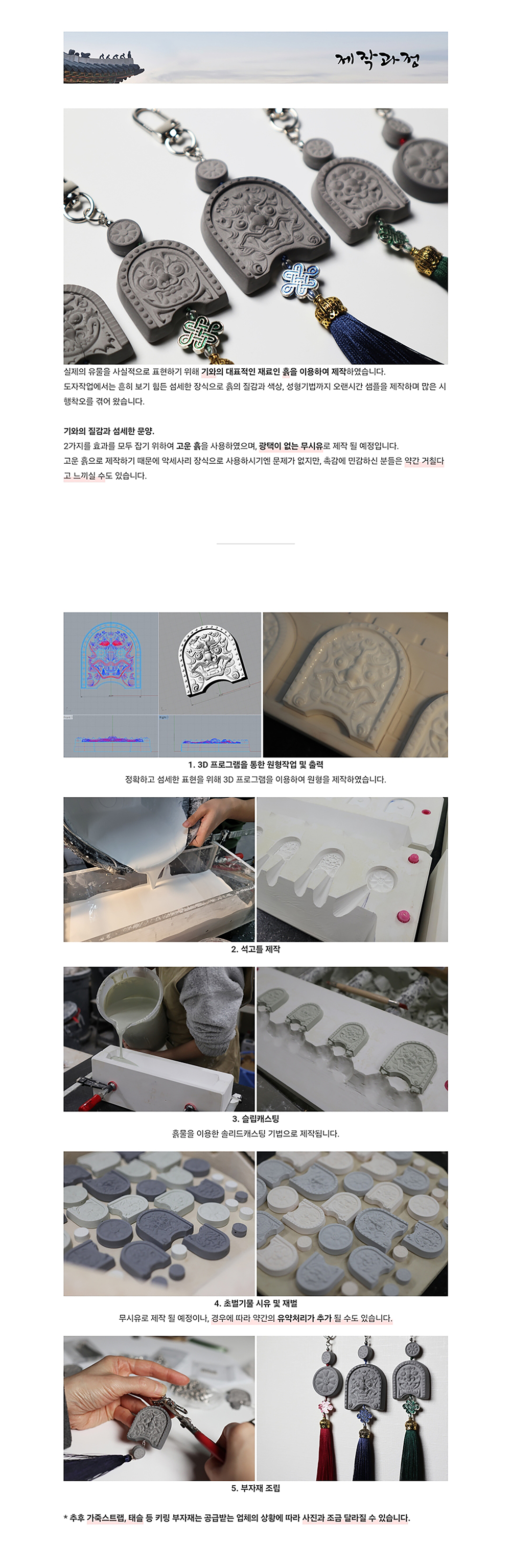 귀면/연화 열쇠고리 상세 이미지 3
