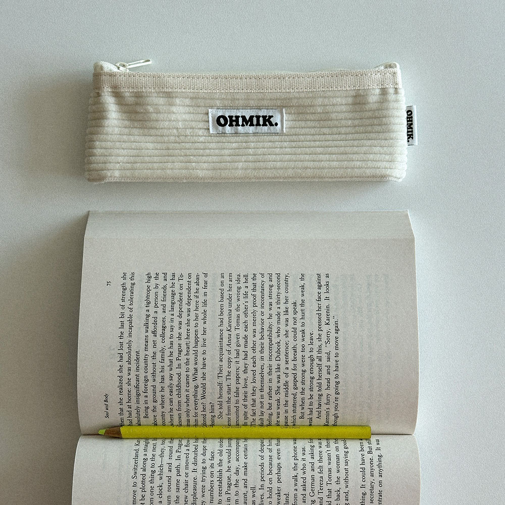 Pencil Pouch - Vanilla 바닐라 상세 이미지 3