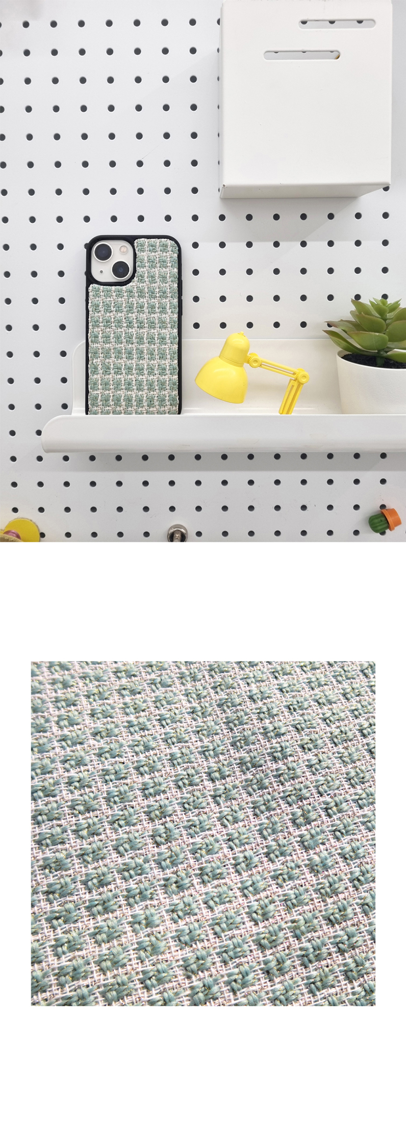 TEXTILE PHONE CASE [EMERALD] 상세 이미지 6