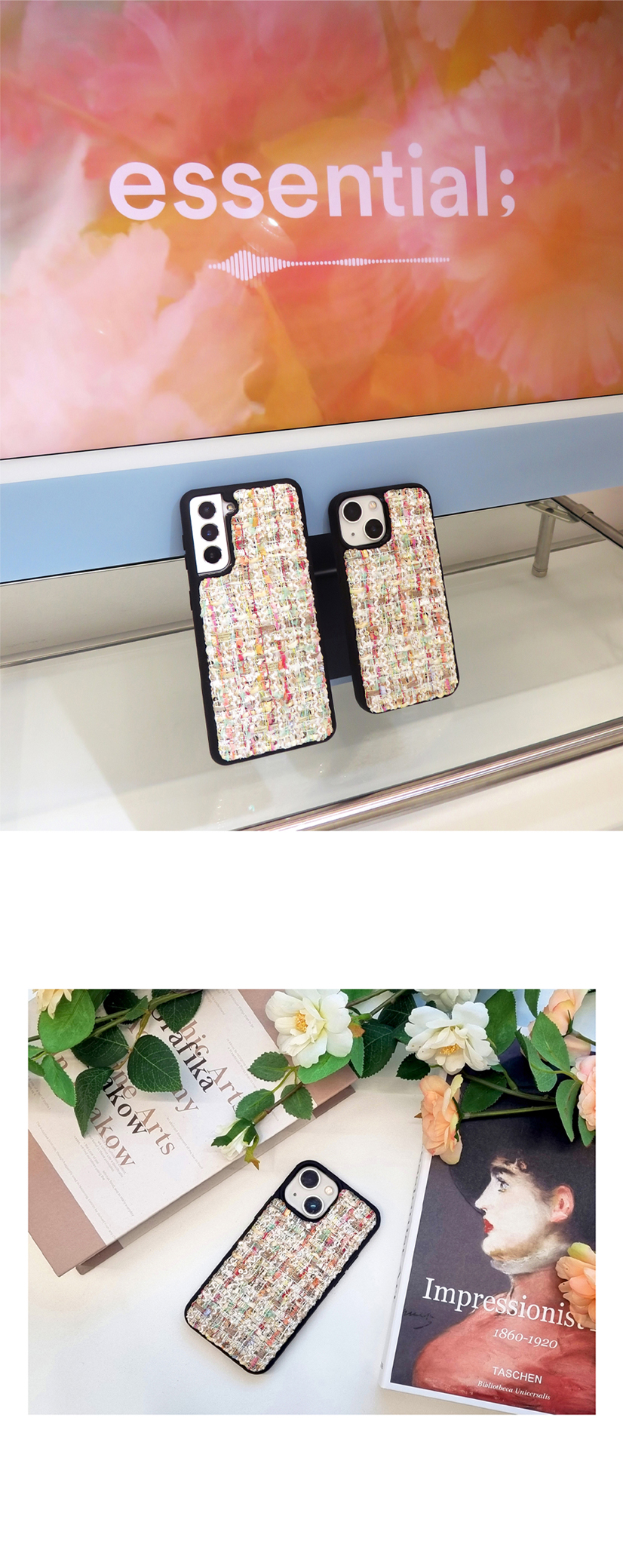 TEXTILE PHONE CASE [GLITTER] 상세 이미지 4