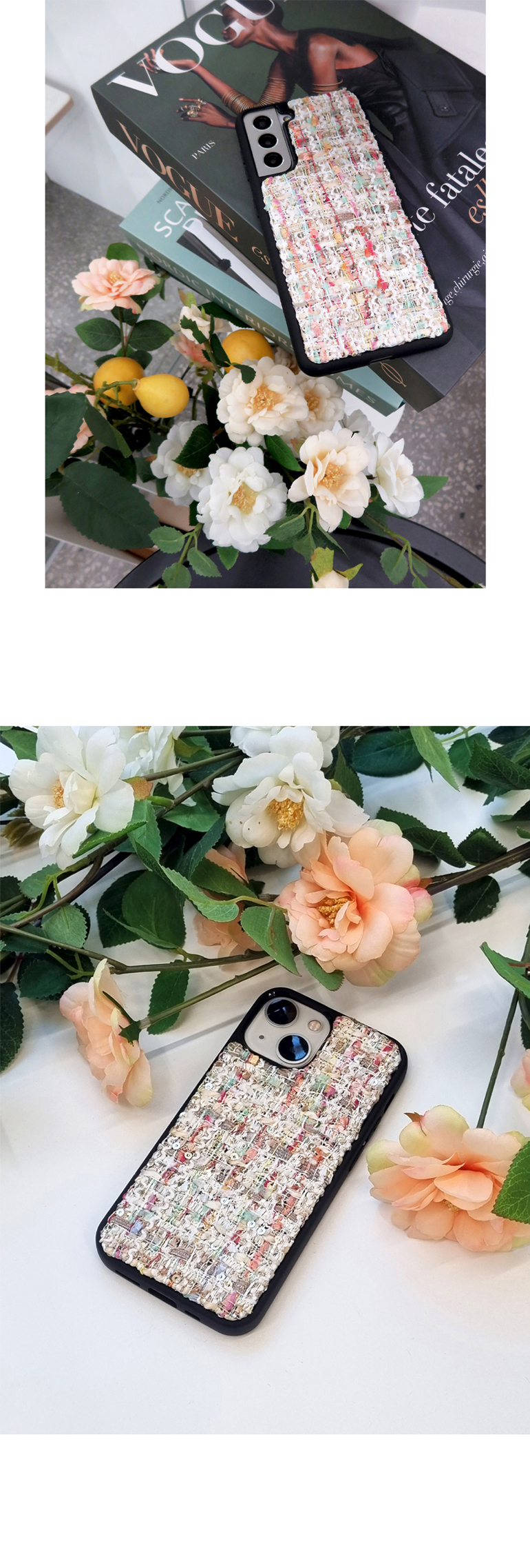 TEXTILE PHONE CASE [GLITTER] 상세 이미지 6