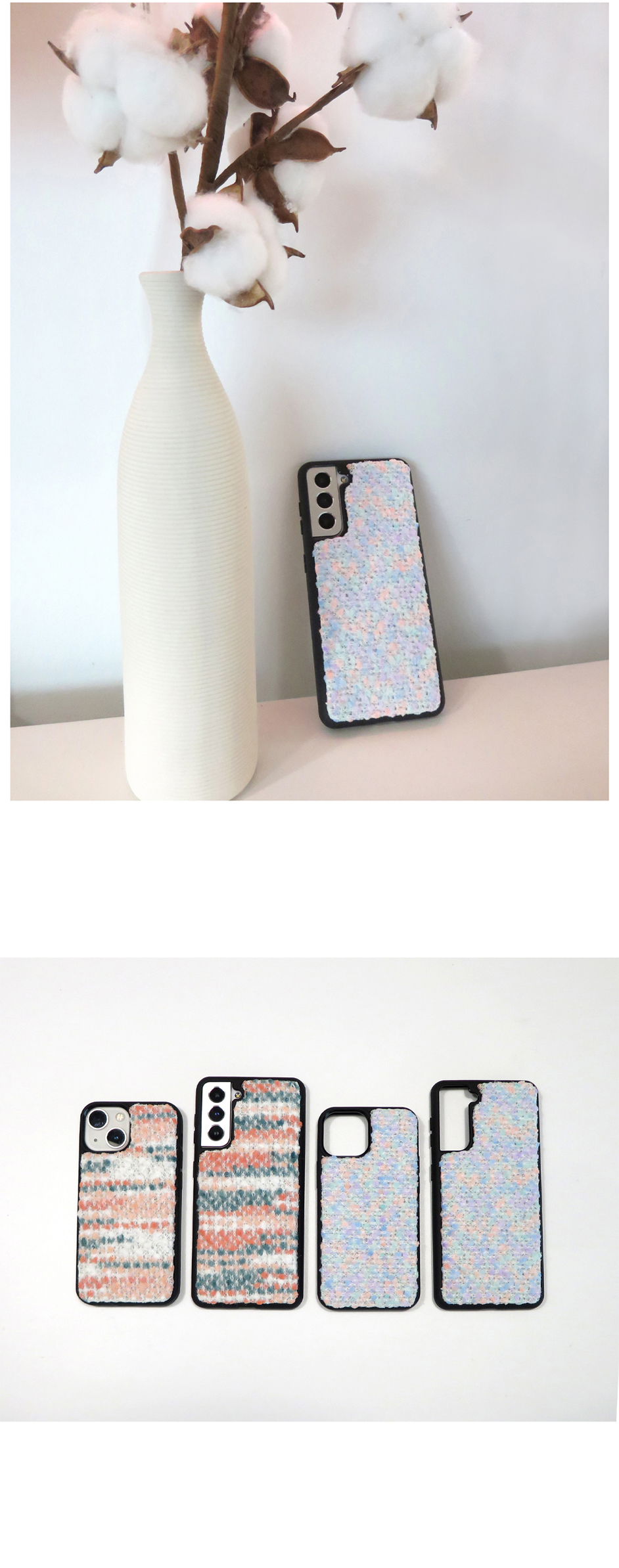 TEXTILE PHONE CASE [POND] 상세 이미지 5