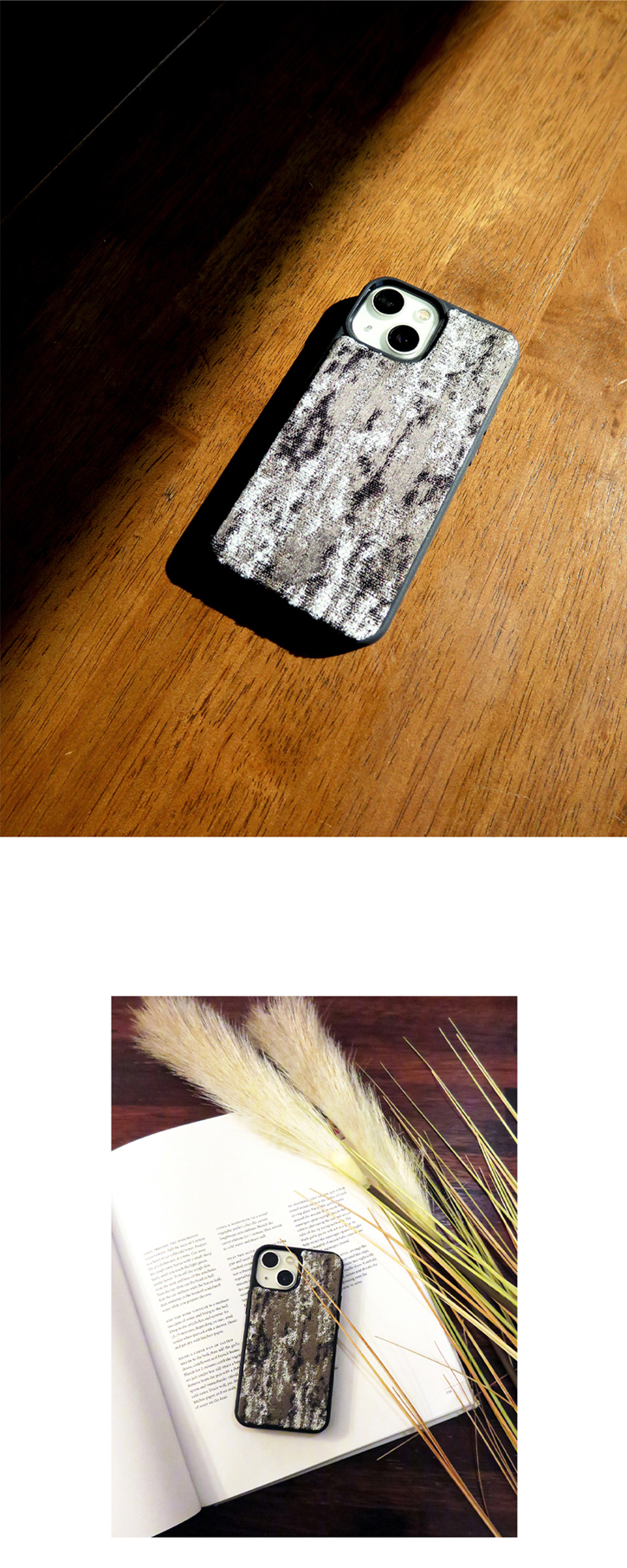 TEXTILE PHONE CASE [WARM GREY] 상세 이미지 6