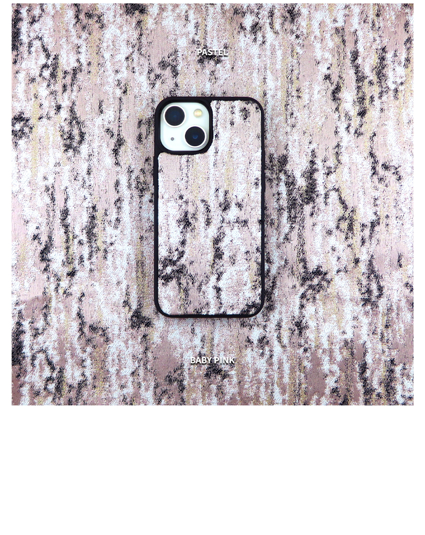 TEXTILE PHONE CASE [BABY PINK] 상세 이미지 3