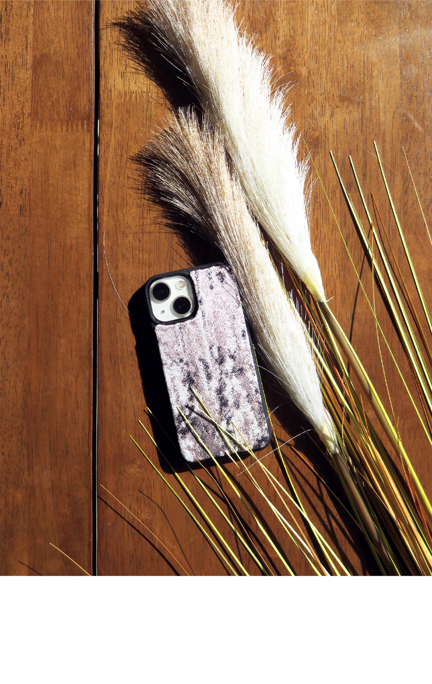 TEXTILE PHONE CASE [BABY PINK] 상세 이미지 4
