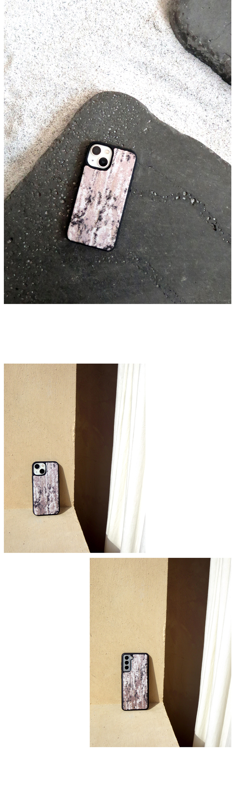 TEXTILE PHONE CASE [BABY PINK] 상세 이미지 5