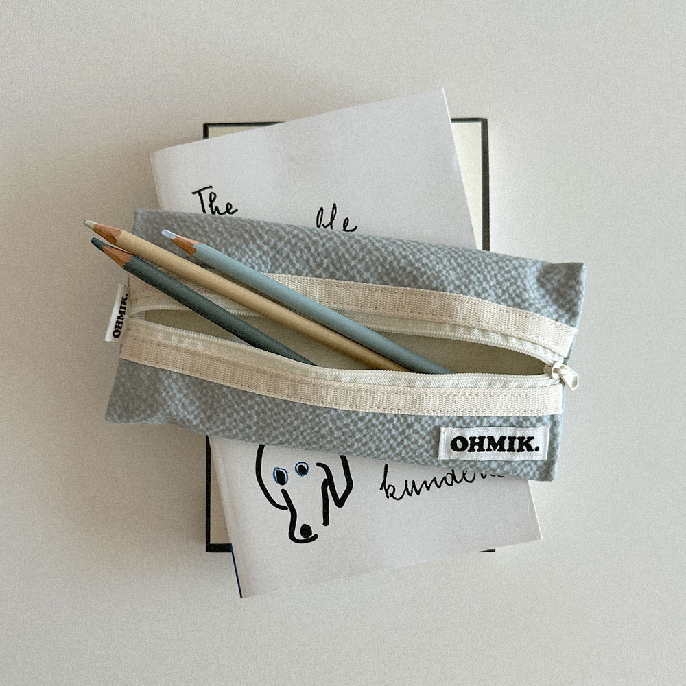 Pencil Pouch - Ice Blue 아이스블루 상세 이미지 1