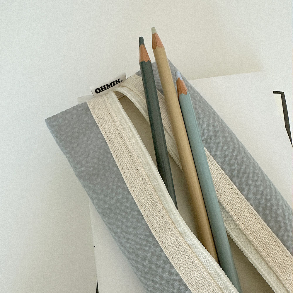 Pencil Pouch - Ice Blue 아이스블루 상세 이미지 2