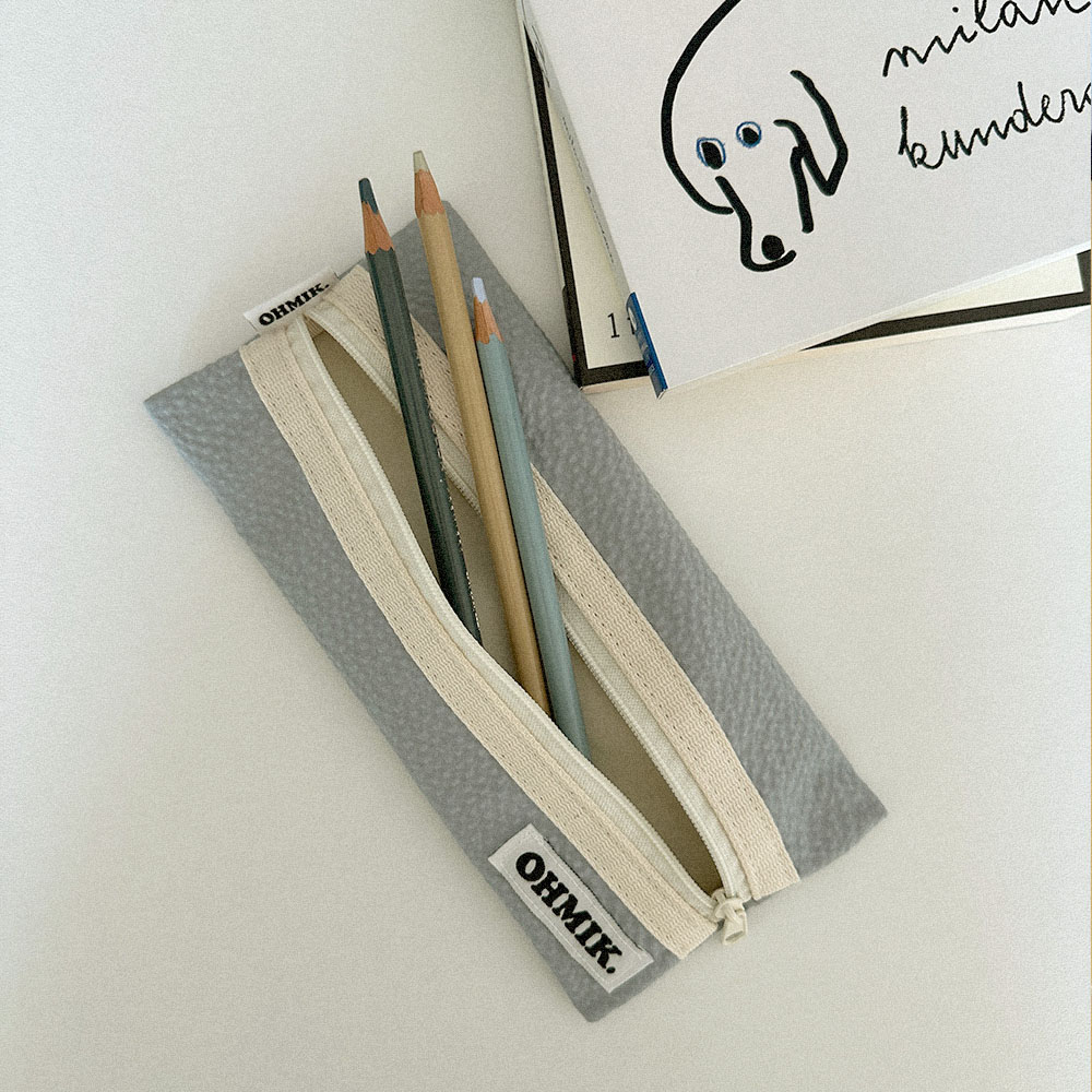 Pencil Pouch - Ice Blue 아이스블루 상세 이미지 3