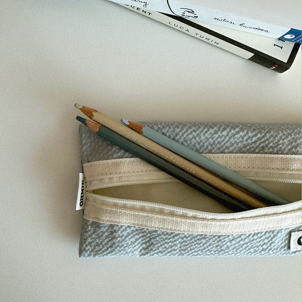 Pencil Pouch - Ice Blue 아이스블루 상세 이미지 4