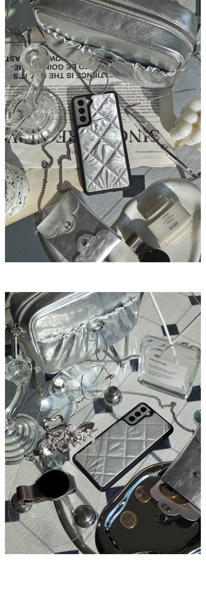 TEXTILE PHONE CASE [DIAMOND] 상세 이미지 5
