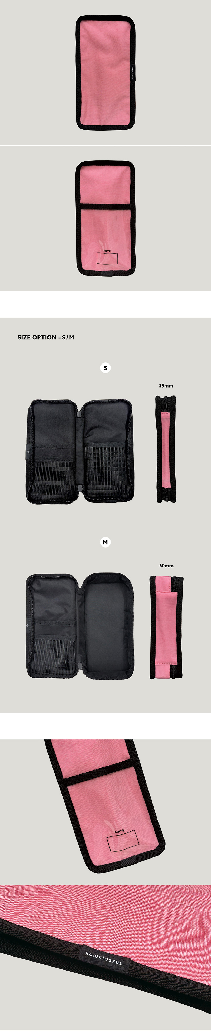 PENCIL POUCH - PINK (S/M) 상세 이미지 2