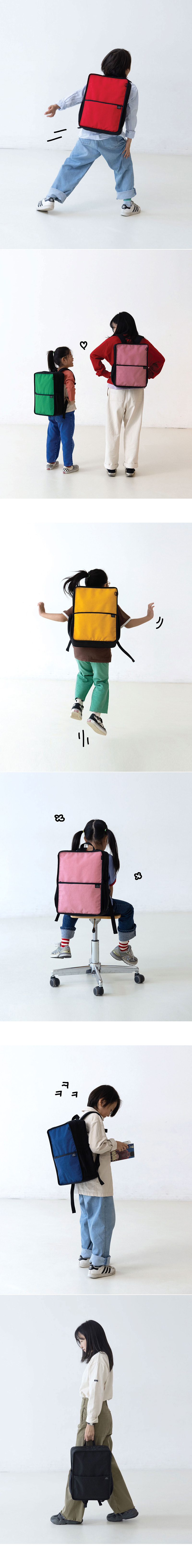 SCHOOL BAG (BLACK) 상세 이미지 2