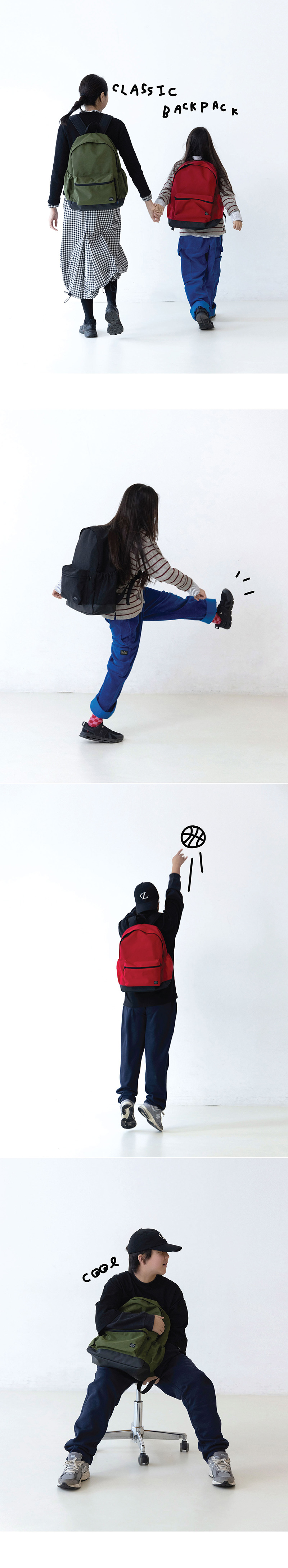 CLASSIC BACKPACK (BLACK) 상세 이미지 1