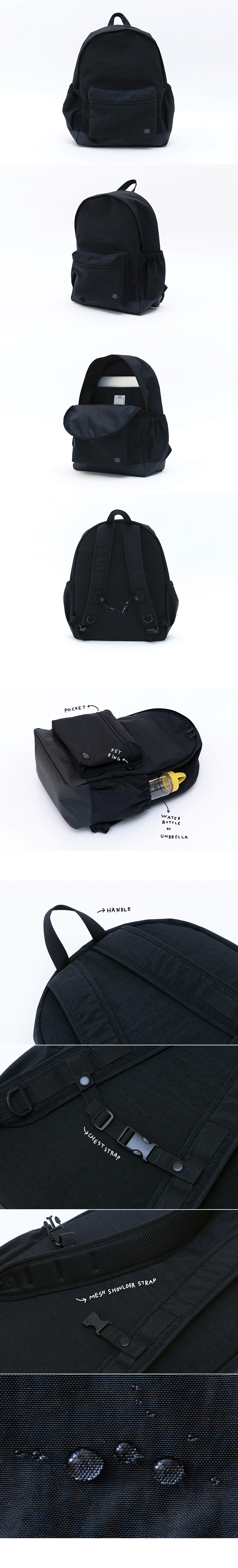 CLASSIC BACKPACK (BLACK) 상세 이미지 3