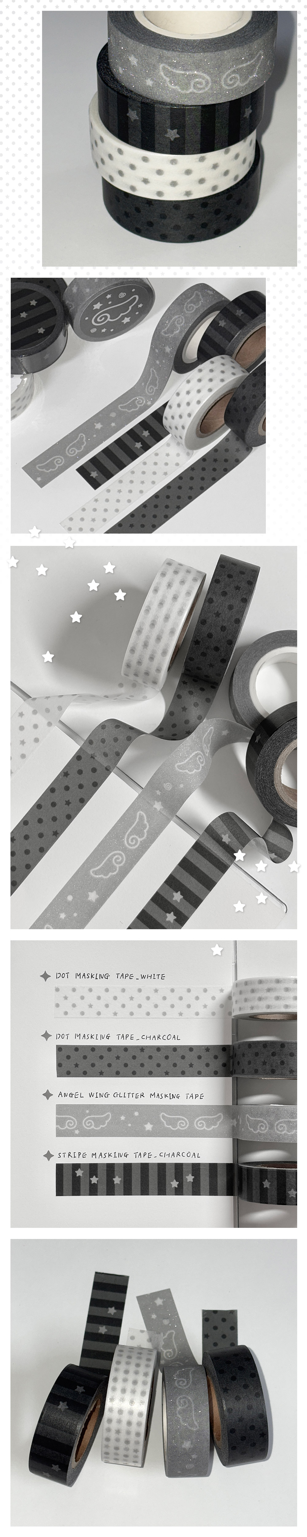 Dot Masking Tape (2 Colors) 상세 이미지 1