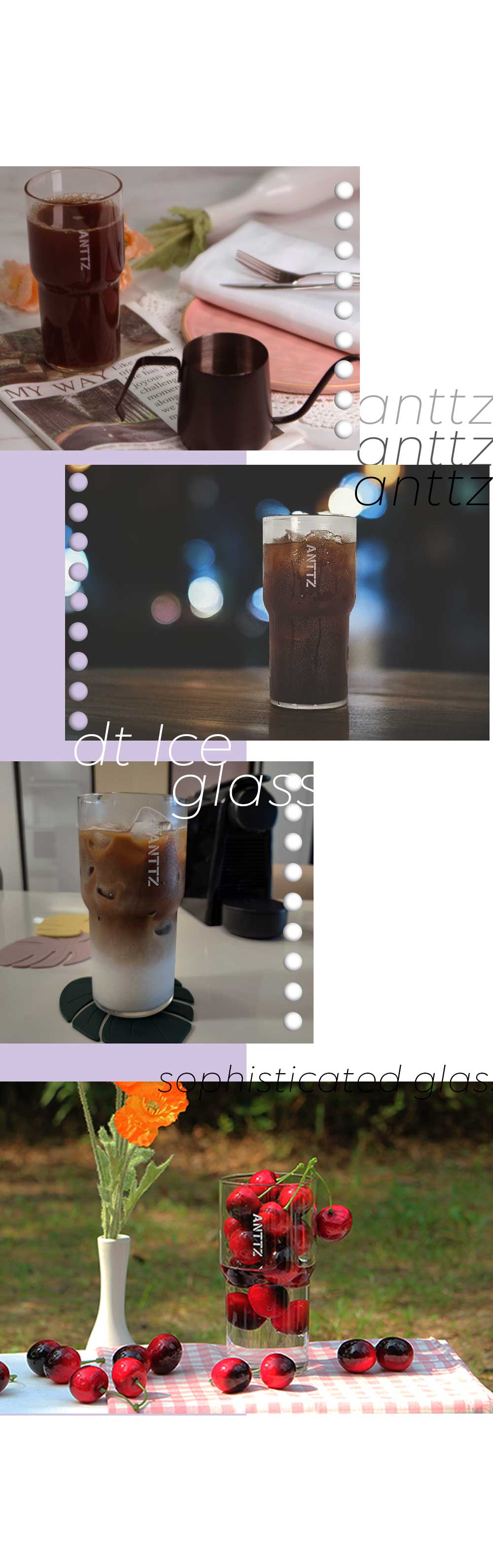 앙쯔 블랙핑크 핸들 텀블러 1200ml 상세 이미지 2