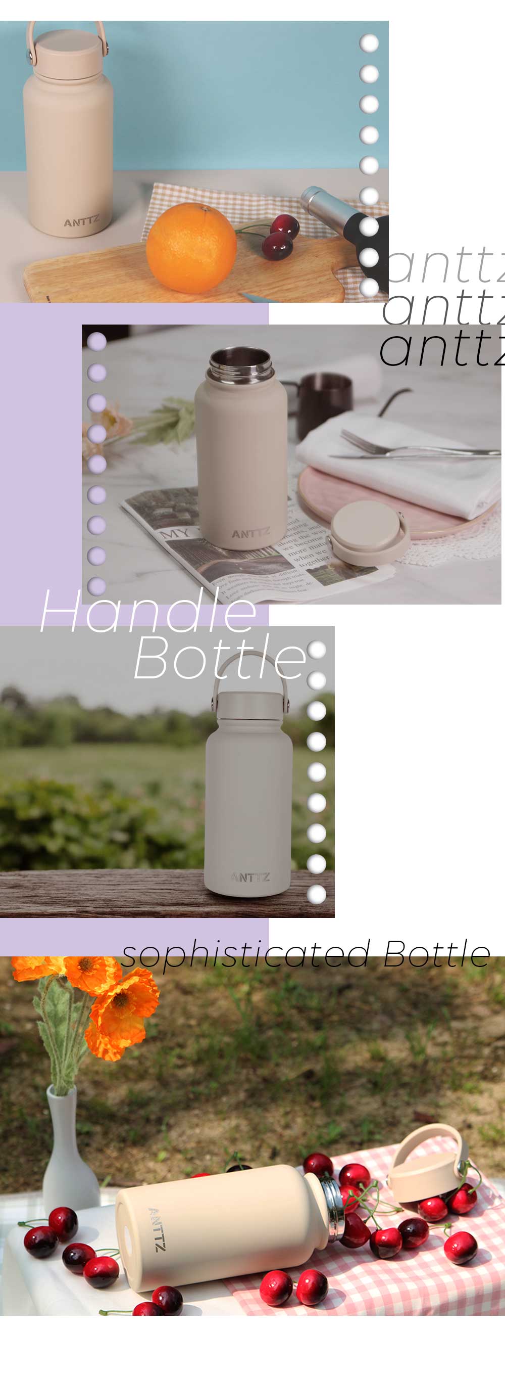 앙쯔 핸들 보틀 550ml 상세 이미지 2