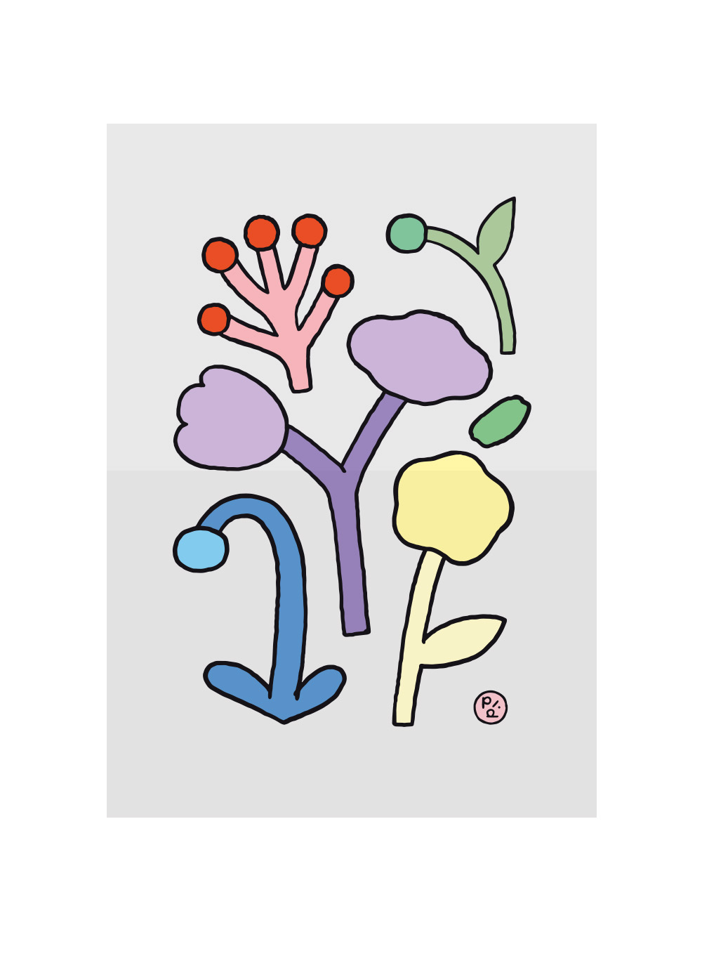 [POSTER] PIECES OF FLOWERS / COLOR 상세 이미지 2