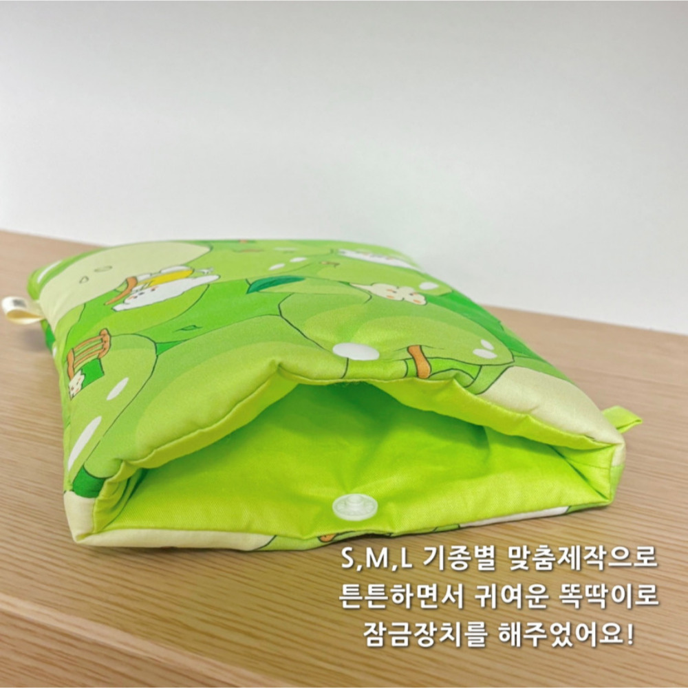 꼬물사과 이북리더기파우치 아이패드미니 누빔파우치 상세 이미지 6