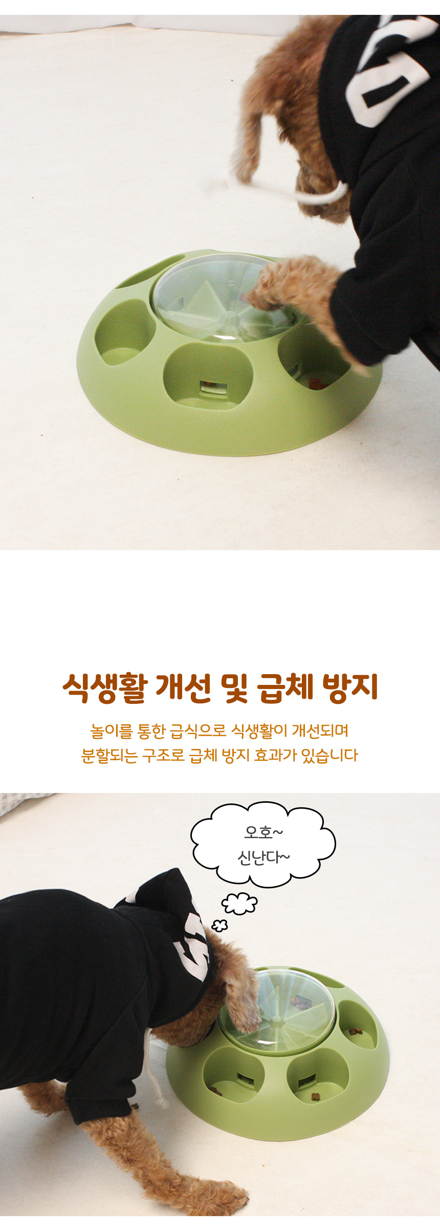 강아지 셀프 놀이 장난감 간식 획득 노즈워크 지능발달 장난감 상세 이미지 3