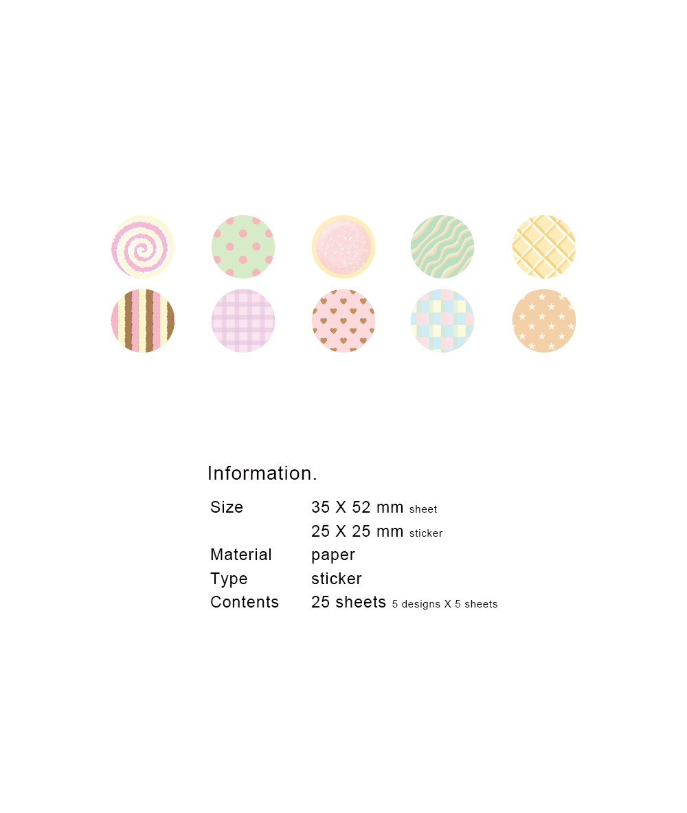 Circle sticker 03 상세 이미지 2