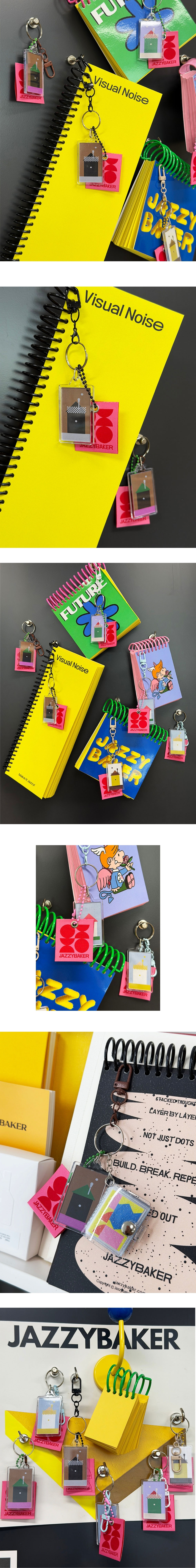 [째지베이커] Jazzy House Keyring 아크릴 키링 상세 이미지 3