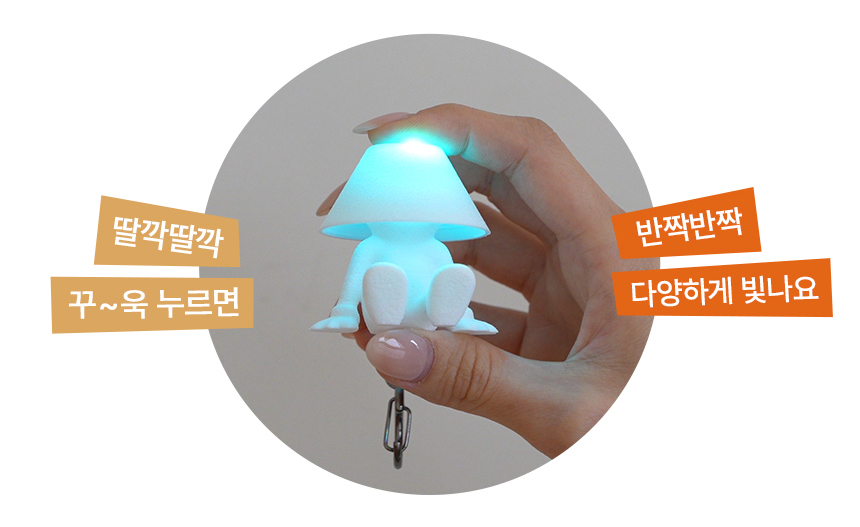 무담 미니 클릭커 MOODAM Mini LED 키캡 클리커 장난감 선물 상세 이미지 4