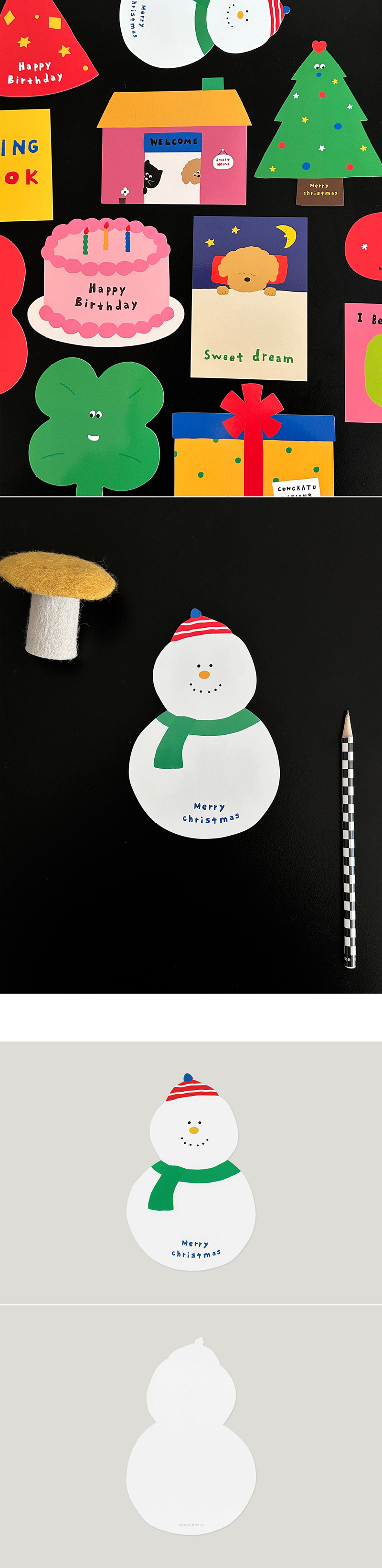 THOMPSON CARD - SNOW MAN 상세 이미지 1
