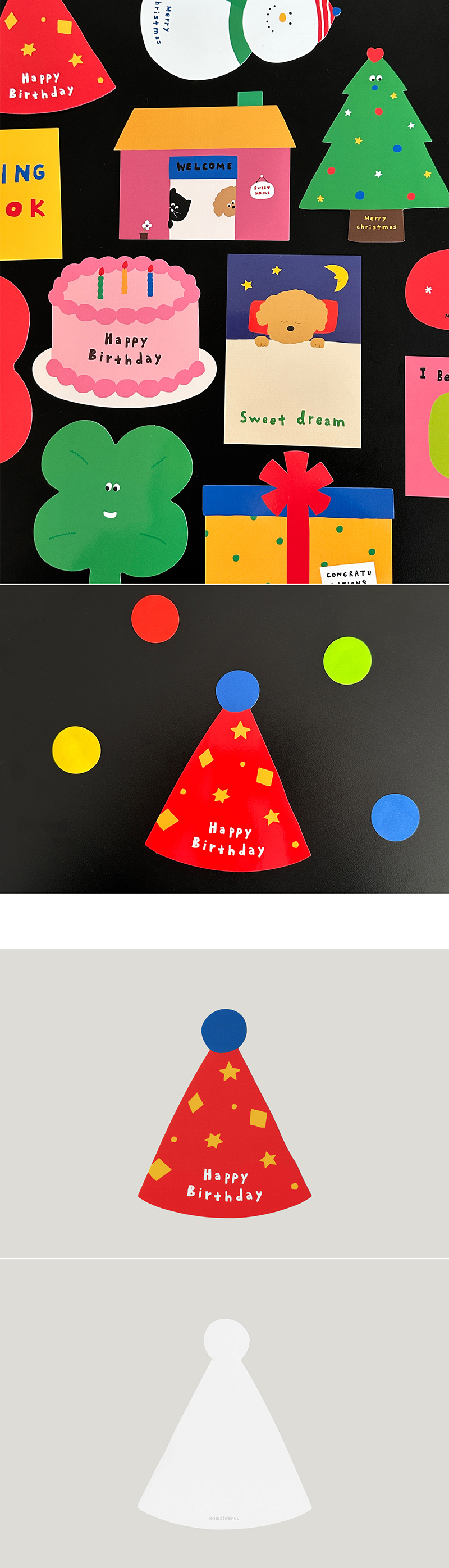 THOMPSON CARD - PARTY HAT 상세 이미지 1