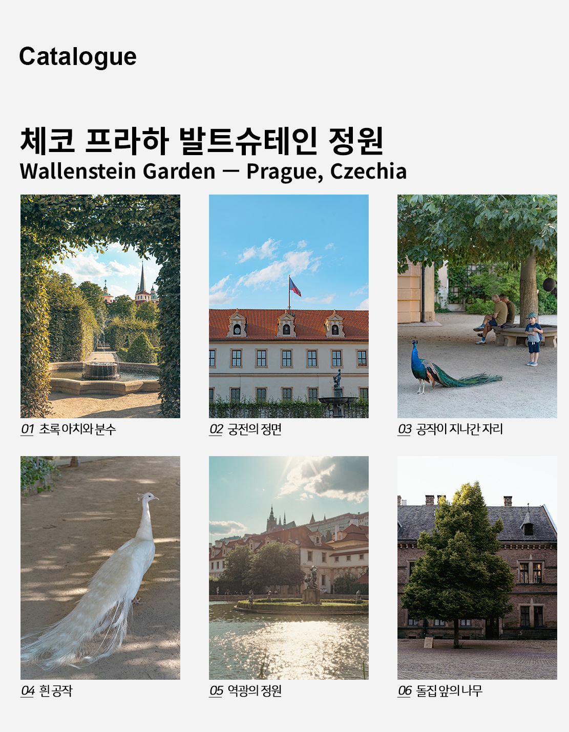 직접 찍은 체코 프라하 발트슈테인 정원 인테리어 포스터 6종 상세 이미지 2