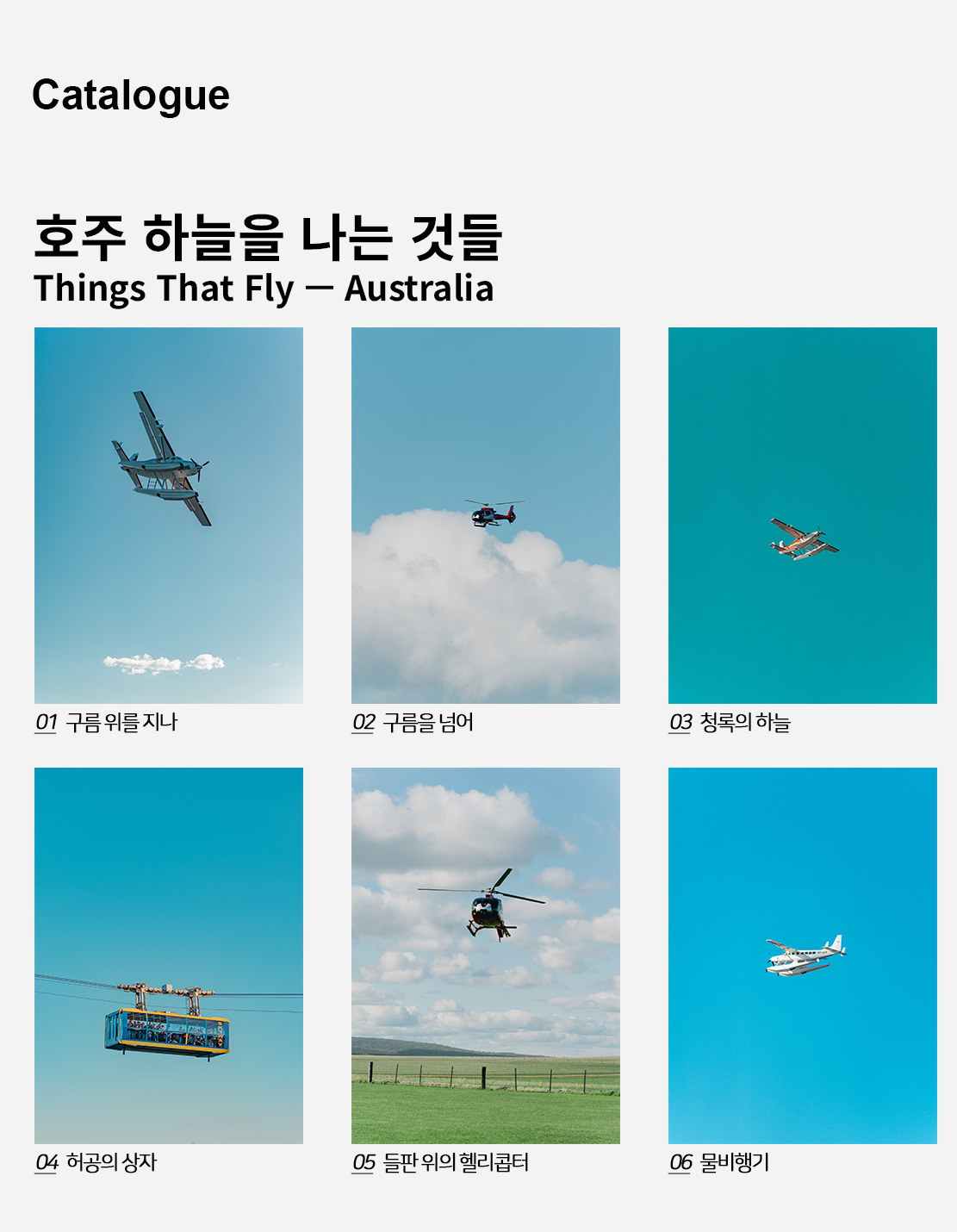 직접 찍은 호주 하늘을 나는 것들 인테리어 포스터 6종 상세 이미지 2