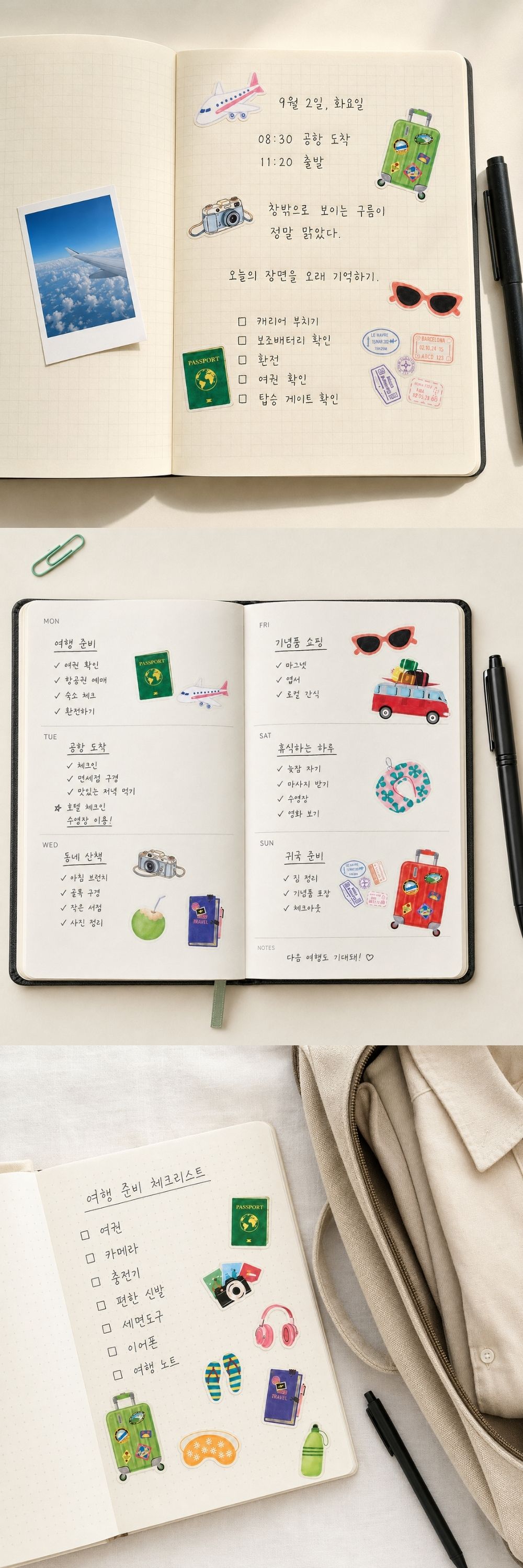 [페이지룸]PAGEROOM STICKER No.01 TRAVEL THINGS 상세 이미지 2