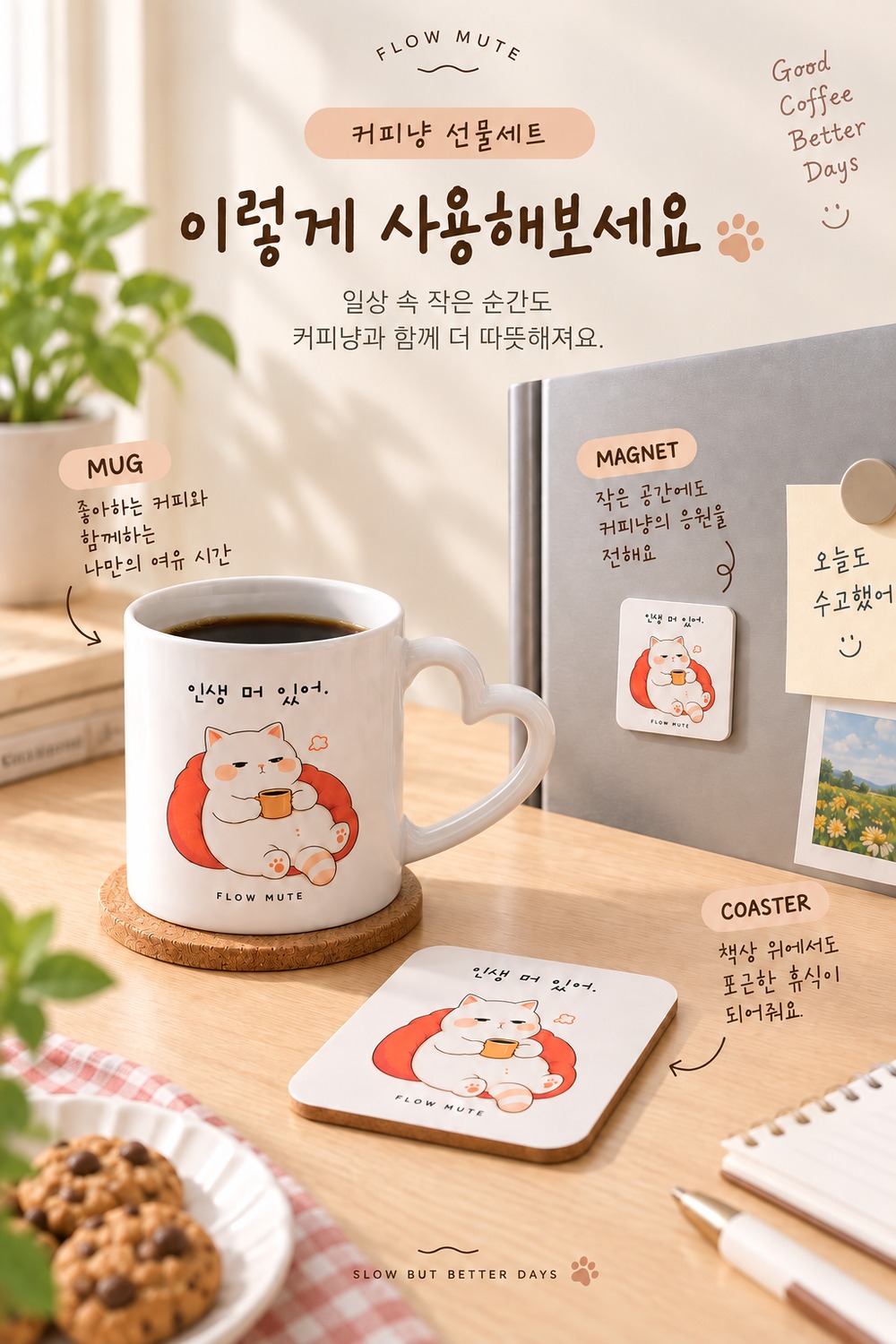 플로우뮤트 커피냥 선물세트 상세 이미지 3