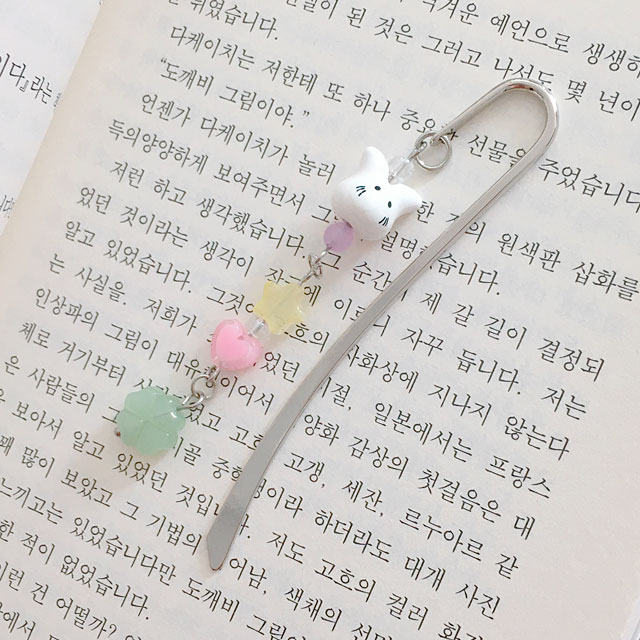 네잎클로버 행운 토끼 책갈피 상세 이미지 1