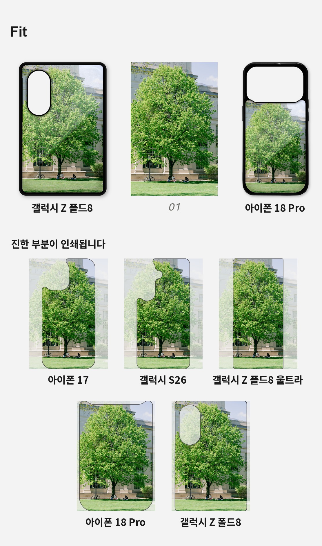 직접 찍은 미국 보스턴 대학의 봄 아이폰케이스 6종 상세 이미지 4