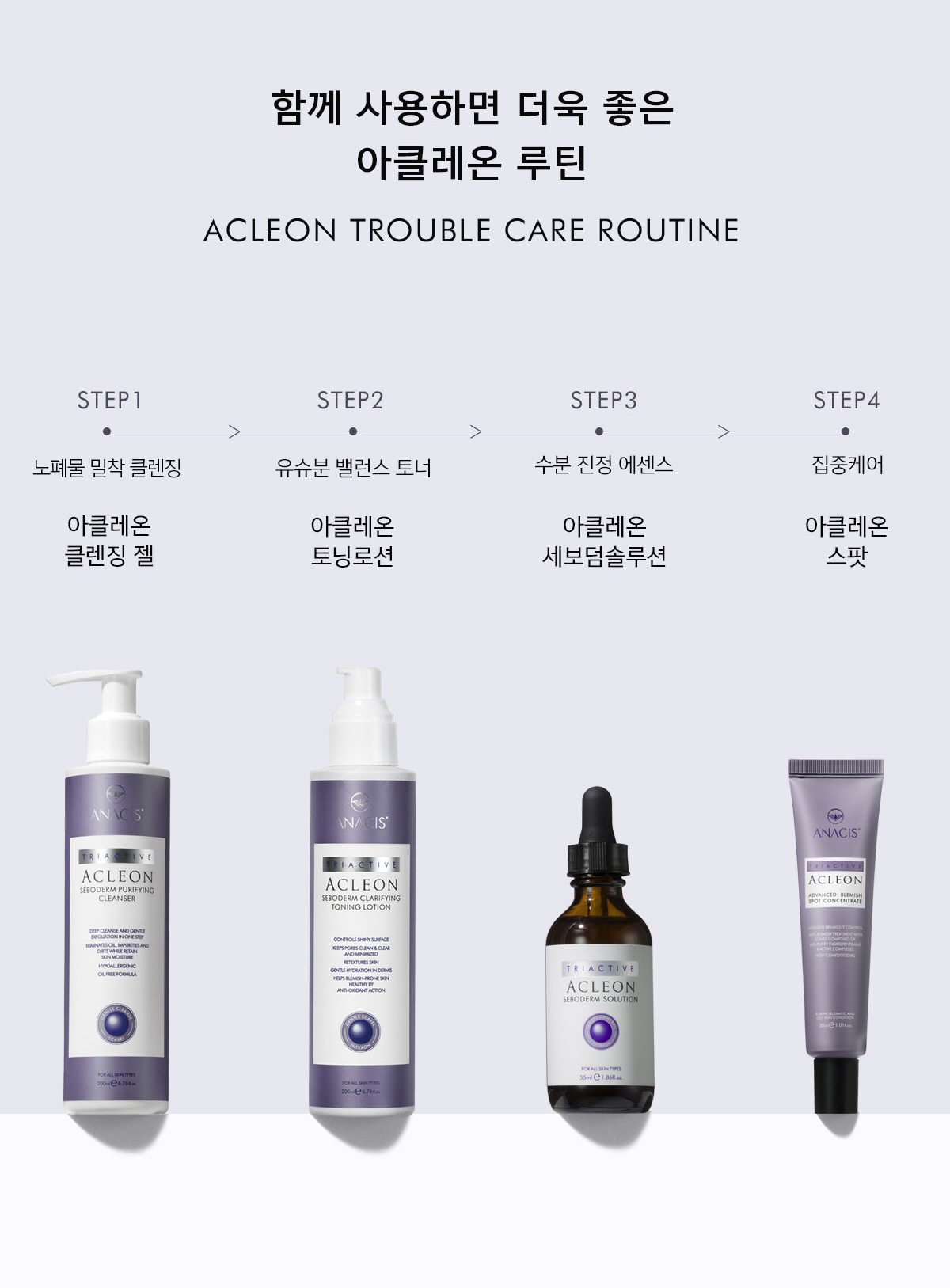 아클레온 여드름 수부지 히알루론산 센텔라 모공 피지연화 앰플55ml 상세 이미지 7